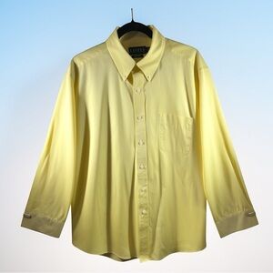 Ralph Lauren Men's Yellow Casual Button Down Shirt